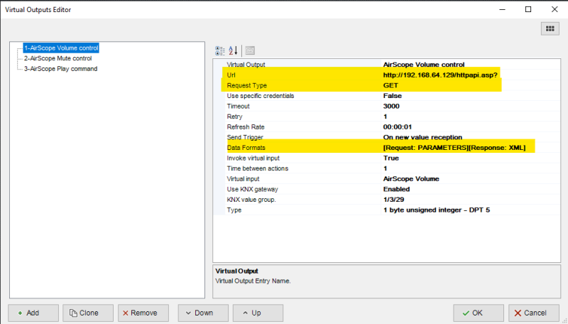 Volume Virtual Output