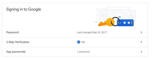 Google Account Settings