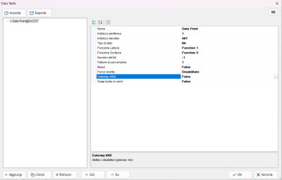 Gateway modbus
