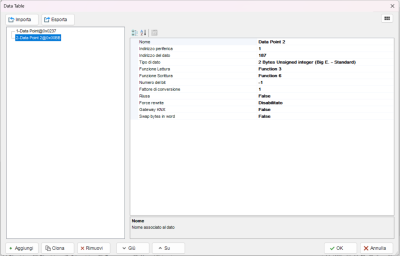 Gateway modbus