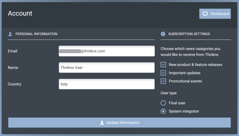  Edit Information