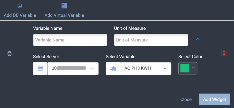  Chart DB Variable