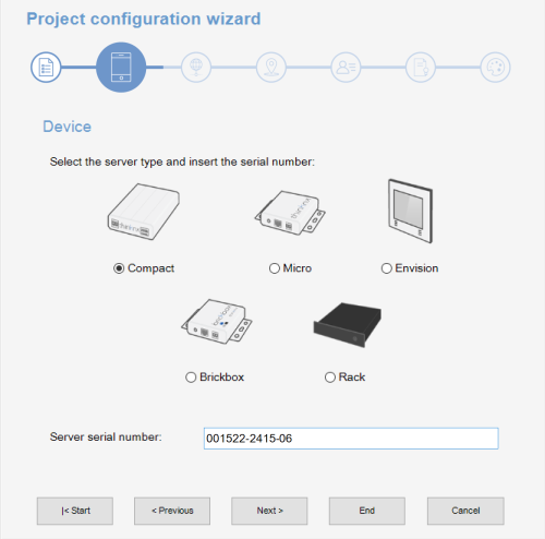 Step 2: server selection