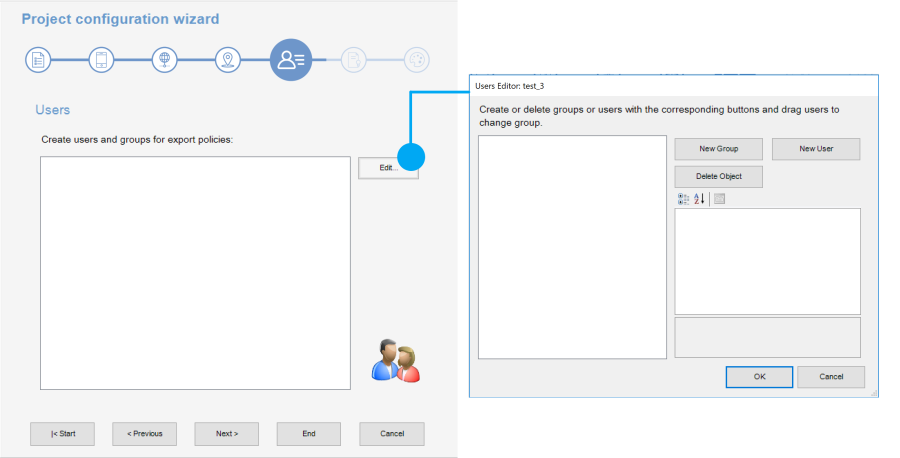 Step 5: users creation for restrictions