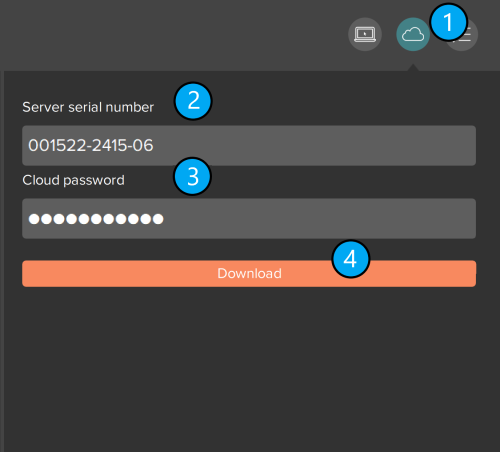 Downloading project from Cloud