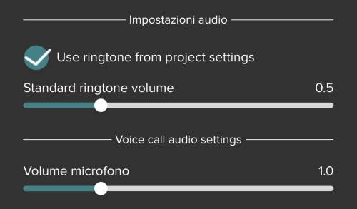 Intercom Settings