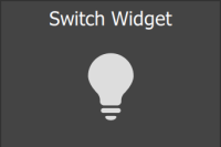 Widget Interruttore senza pulsanti e bisello 