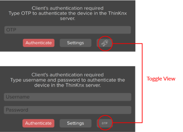 OTP authentication