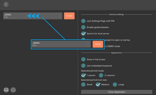 Settings Interface