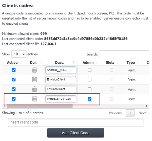 Set user as admin