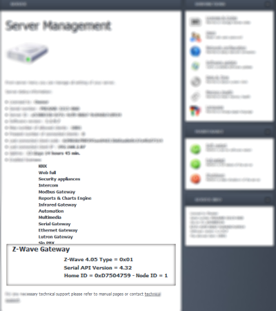 Server Z-Wave license