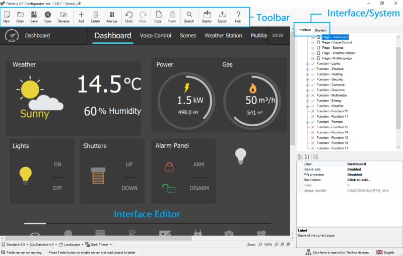 ThinKnx Configurator's Interface ThinKnx Configurator's Interface