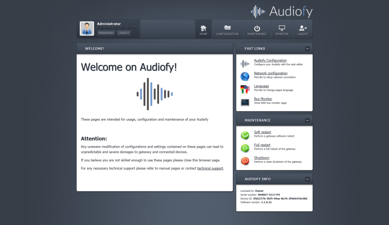 Audiofy Webpage