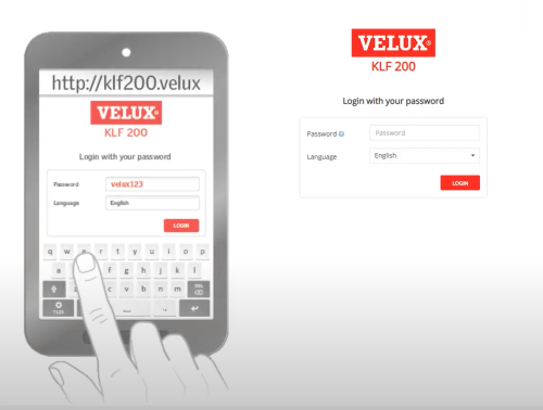 Accesso Web Velux