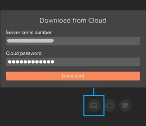 Downloading project from Cloud