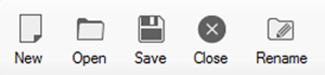 Project related buttons on configurator toolbar