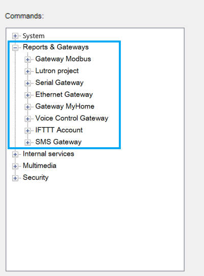  Reports and Gateways 