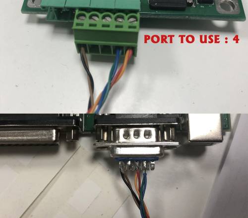 Connecting Brickbox to Paradox DB9 port